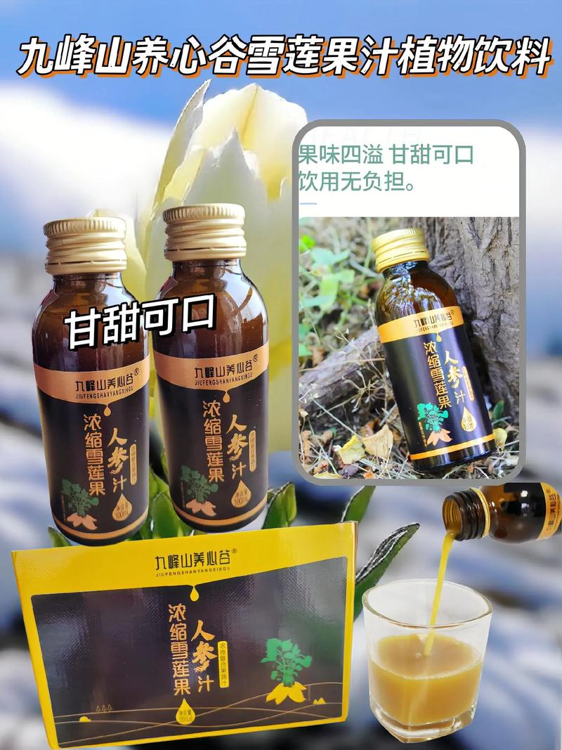 九峰山養心谷雪蓮果汁飲料 天然植物飲的恬淡之力